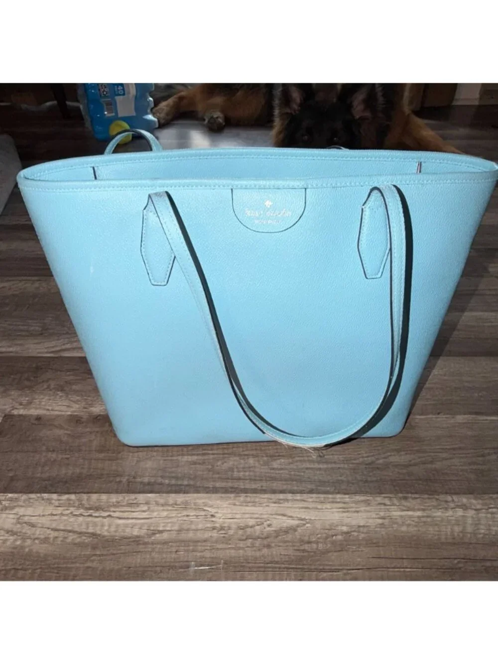 (BOGO 50% Off) Kate Spade Leather Tote Bag With Long Straps & Open Top Desi